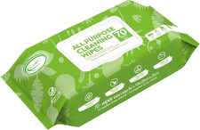 All Purpose Cleaning Wipes for Car and Home 70 Count, Extra Large 8" X 10" Heavy