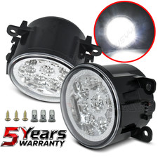 2x DRL Front Fog Lights Spot Lamp For Ford Fiesta Focus Transit Connect MK6 MK7