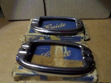 1941 Chevrolet Passenger Nos Parking Light Bezels One Pair 5931551