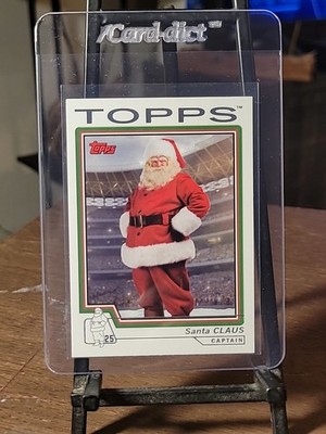   2025 Topps Holiday  Santa Claus The Captain SSP CASE HITT 