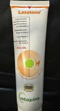 Vetoquinol Laxatone Oral Hairball Lubricant Gel for Cats Tuna-Flavored Exp 6/28