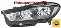 Hella 1EH011811-111 Hauptscheinwerfer Links Scheinwerfer Frontscheinwerfer