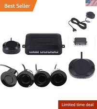 Car Reverse Backup Parking Sensor Radar System, Buzzer beeps, Detection Dista...