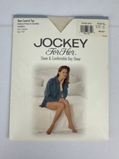 VTG 96 Jockey For Her Regular Pantyhose Day Sheer Medium Tall Antique White