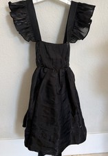 alter'd state NWT Black Babydoll Ruffle Bow Tie Back Mini Dress  Medium MD3024E
