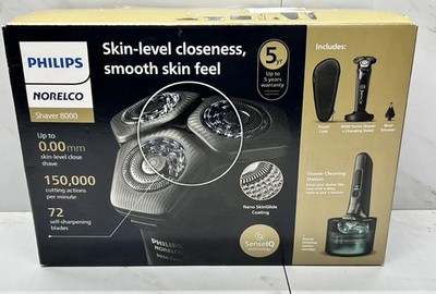 Philips Shaver 8000 Electric Shaver With SenseIQ Technology Black