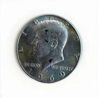 1969-D Kennedy Half Dollar (40% Silver!!),    FC/1