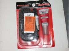 RUTLAND Grapho-Glas Stove Gasket Kit Black 3/4" x 7' FREE USA SHIPPING!