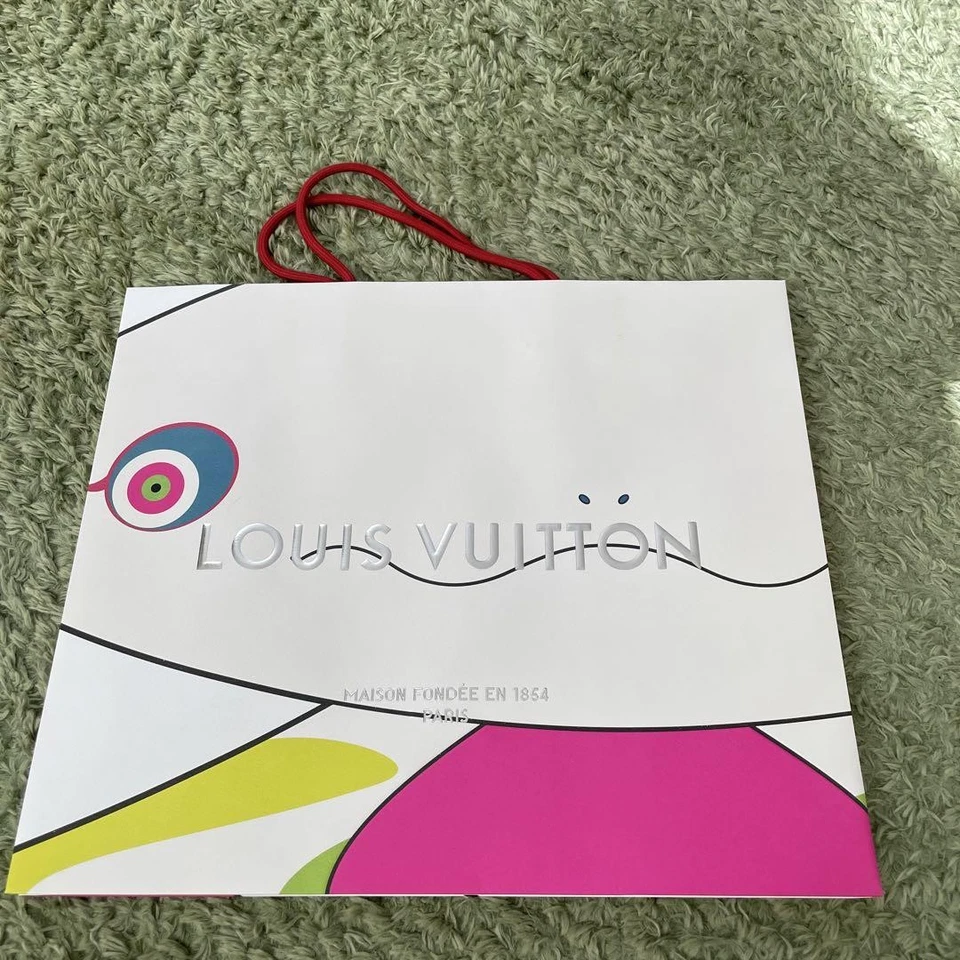 Cabeza y cinta de cebolla Louis Vuitton x Murakami con bolsa de compras de papel #211 Foto 2 de 4