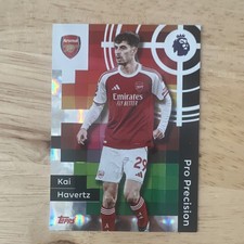 Topps 2025-26 Premier League Kai Havertz Arsenal Pro Precision #401 Soccer Card