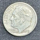 1963 D Roosevelt Dime Silver Circulated Uncertified US Coin
