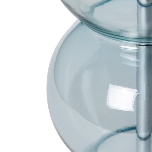 Litecraft Table or Floor Lamp Tint Ball Stack With Drum Shade - Polished Nickel - Picture 15 of 15