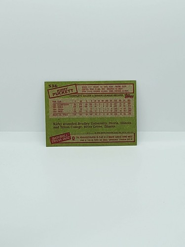 1985 Topps #536 Kirby Puckett RC - Picture 6 of 6