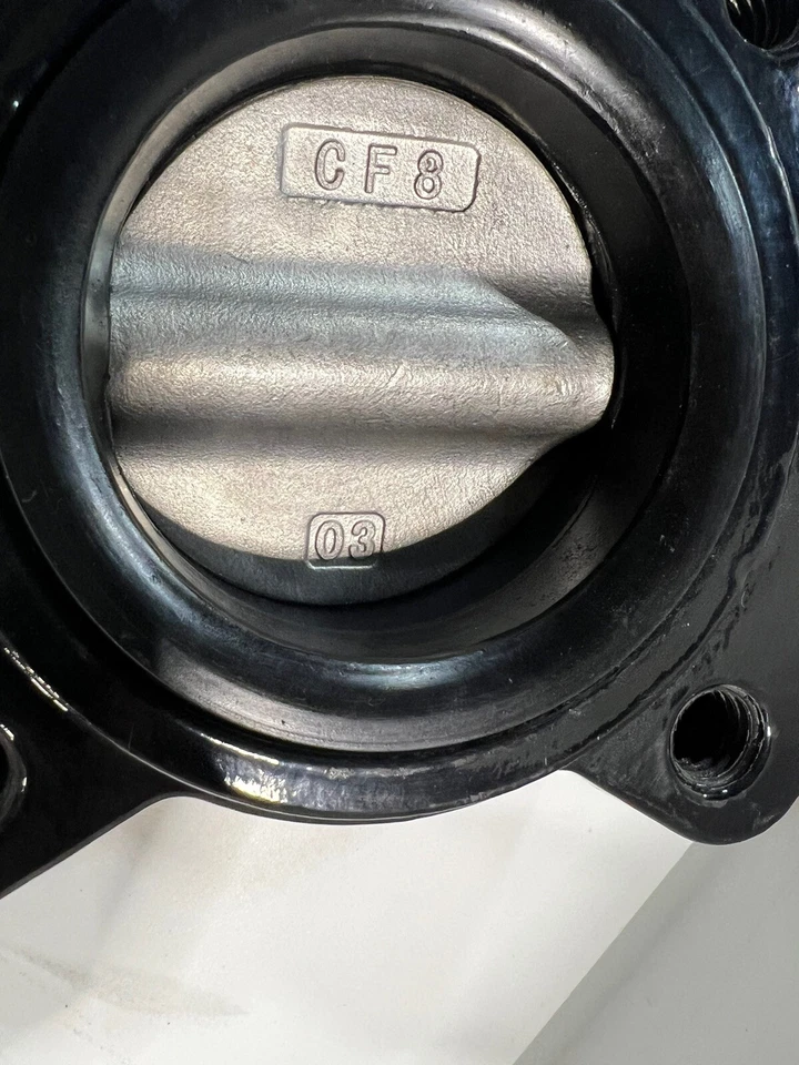 "Válvula de mariposa estilo orejetas de hierro dúctil de 3"", sello EPDM, disco CF8, actuador de palanca" Foto 4 de 4