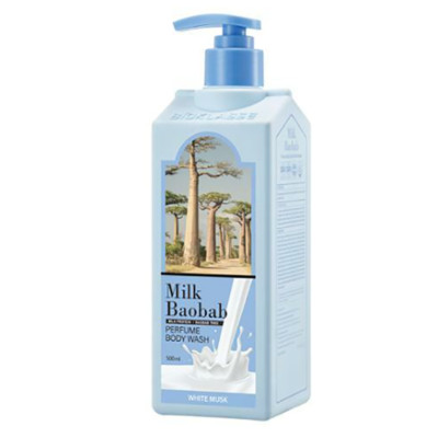 Milch Baobab Parfüm Body Wash weiß Moschus 500ml/BTS JUNGKOOK/K-Beauty