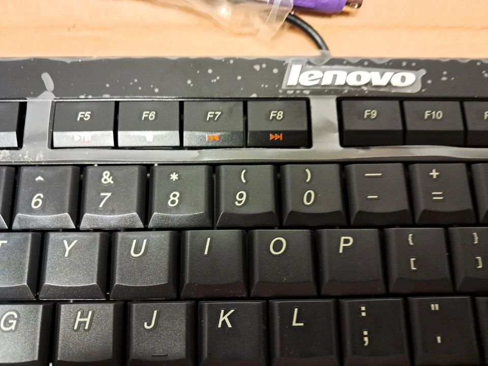 Lenovo LXH-JME2207P PS/2 Computer Desktop Keyboard Black - Wired New - Image 4 of 4