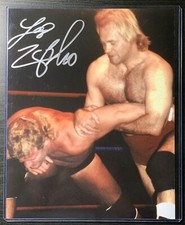 2019 LEAF WRESTLING LARRY ZBYSZKO WWE WWF 8X10 AUTO PHOTO COA