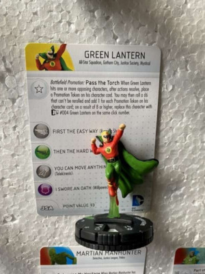 DC Heroclix 10th Anniversary Green Lantern #011