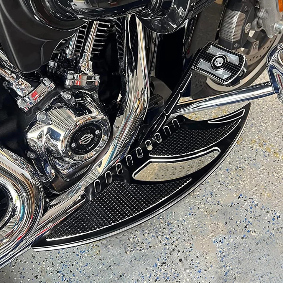 Kit de brazo de freno palanca de cambios con clavijas de cambio cabeza de calavera apta para Harley Touring 14-Up Foto 4 de 4