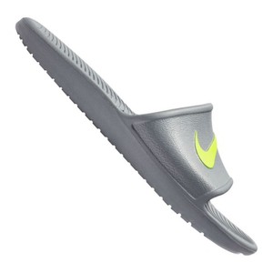 nike gray slippers