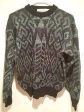 Vintage Clothing Sweater - McGregor - Medium M - Blue - 96 Acrylic / 4 Nylon