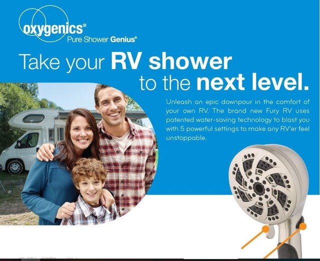 oxygenics 92489 fury rv handheld shower