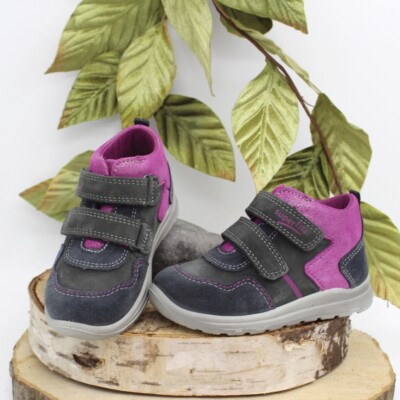 SUPERFIT MEL Gr 21 & 22 M, Baby Mädchen Lauflernschuhe Boots Leder Glitzer NEU