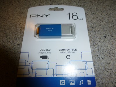 16 GB PNY Flash Drive (NEW) (Blue) (LAST ONE)