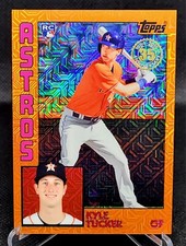 2019 Topps Kyle Tucker 1984 Topps Silver Pack Orange Refractor /25 RC Rookie 