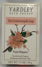 Vintage 1990's Yardley Bath Shoppe Peach Elegance Bar Soap T.V. Movie Prop