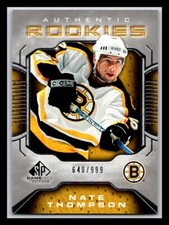 2006-07 SP Game Used #105 Nate Thompson RC 640/999 !!