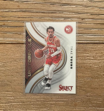 2022-23 Panini Select Basketball Trae Young Unstoppable #1 Atlanta Hawks