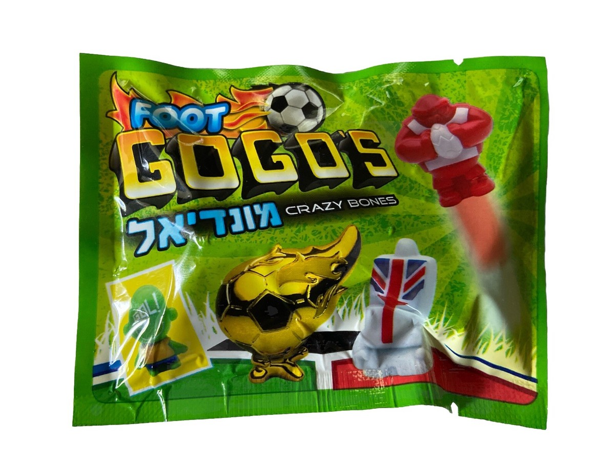 FOOT GOGO'S CRAZY BONES SEALED BAG RARE MONDIAL GOGOS From Israel
