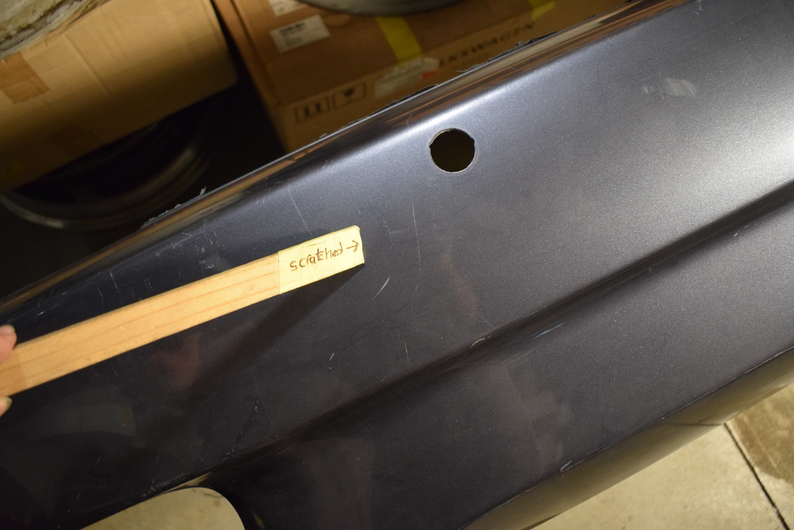2004 - 2009 MASERATI QUATTROPORTE REAR BUMPER COVER 67072800 OEM(LOCAL PICK UP) 