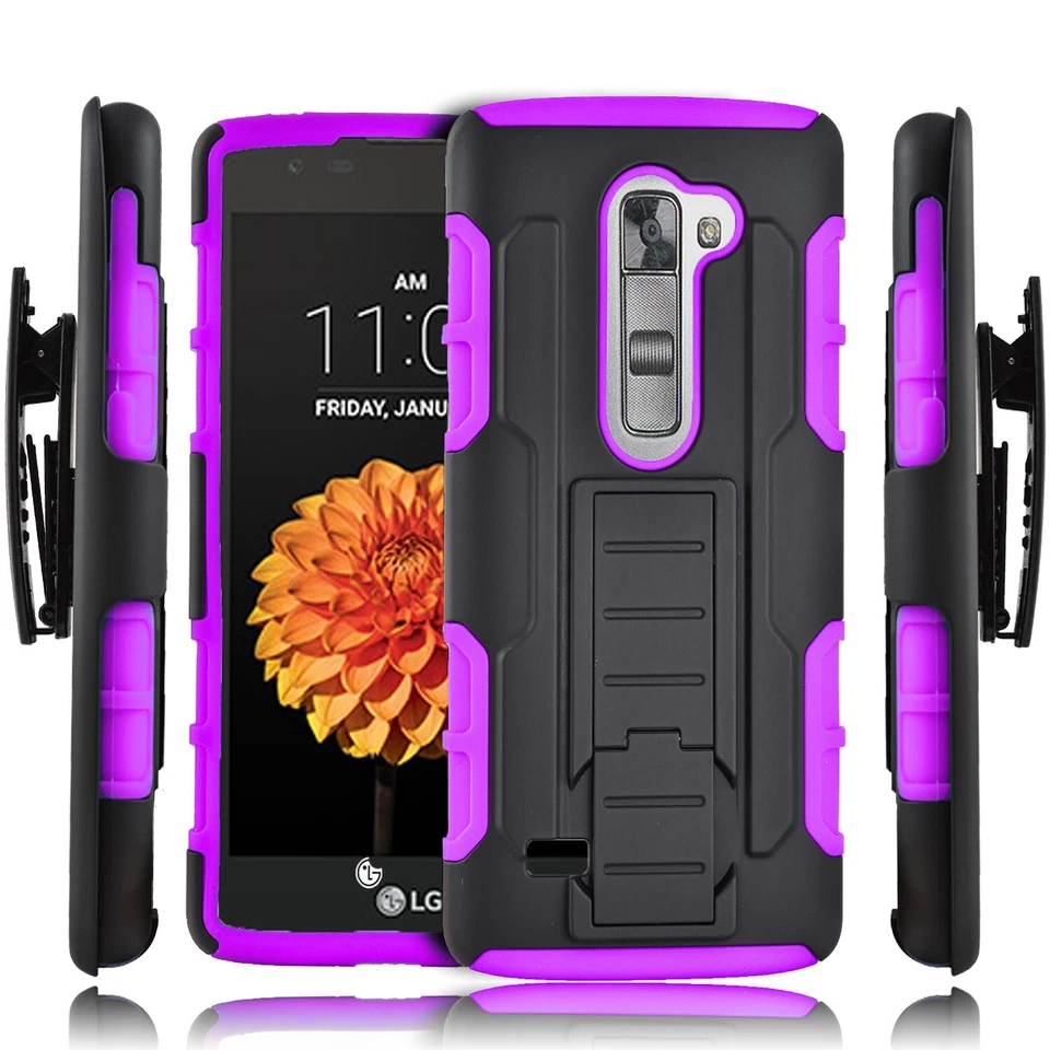 For LG K7 Phone Case Shockproof Cover Belt Clip Heavy Duty Drop Protection - Image 4 of 4