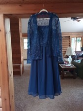 Mother of the Bride Tea Length Dress - Cocktail, party, elegant Size 16 - New