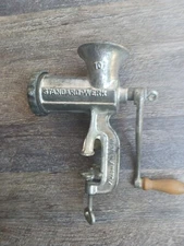 Vintage STANDARD-WERK Meat Chopper Grinder #10 Table Mount Hand Crank AUSTRIA L3