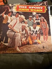 Vintage Vinyl LP Justin Wilson “The Sport”/Cajun cook/Louisiana/LSU Cover