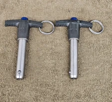 2 Avibank T Quick Release Push Pin Aircraft Ball Lok BLC8TA19S 1/2" X 2-1/4"