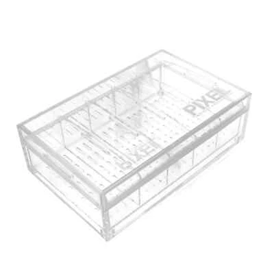 Large Clear Acrylic Humidor Holds 50-70 Cigars Airtight Mess Free Seasoning - Image 1 of 4