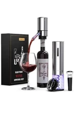 Electric Wine Opener Set Tomeem Wine Gift Set with Rechargeable Wine Opener E...