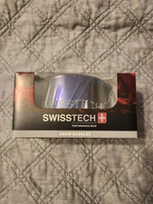 Swiss Tech BLACK Anti-fog, Vented, Adjustable Snow Goggles - BRAND NEW IN BOX