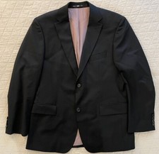 HUGO BOSS Pasolini/Movie Super 100 s Wool Suit Jacket in Black Size 40 S 595