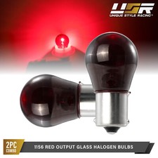7506 1156 Straight Pin Single Filament Natural Red Halogen Bulbs Pair 7506 1156 Straight Pin Single Filament Natural Red Halogen Bulbs Pair