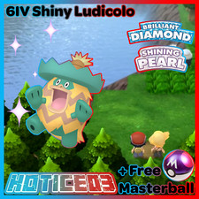 6IV Shiny Ludicolo Pokemon Brilliant Diamond Shining Pearl