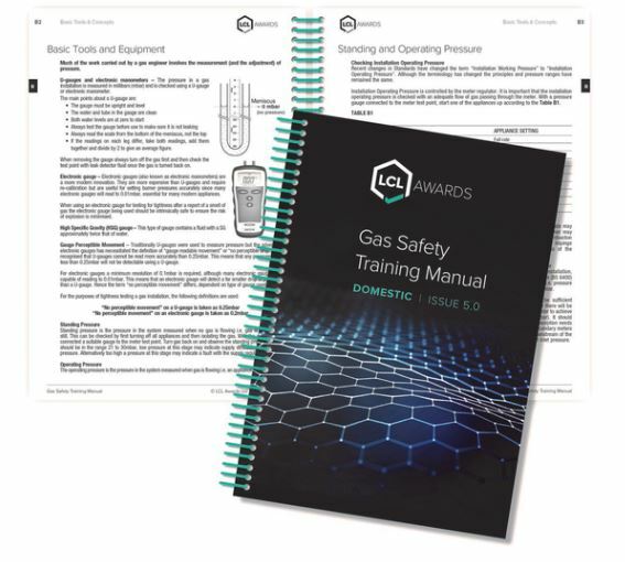 LCL Awards Domestic Gas Safety Heating Training Manual Issue 5.1 NEW eBay