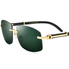 Luxury Natural Buffalo Horn Man Woman Eyeglass Sunglasses Glasses Eyewear