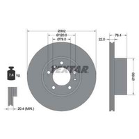 Textar 2X Bremsscheibe 92042203