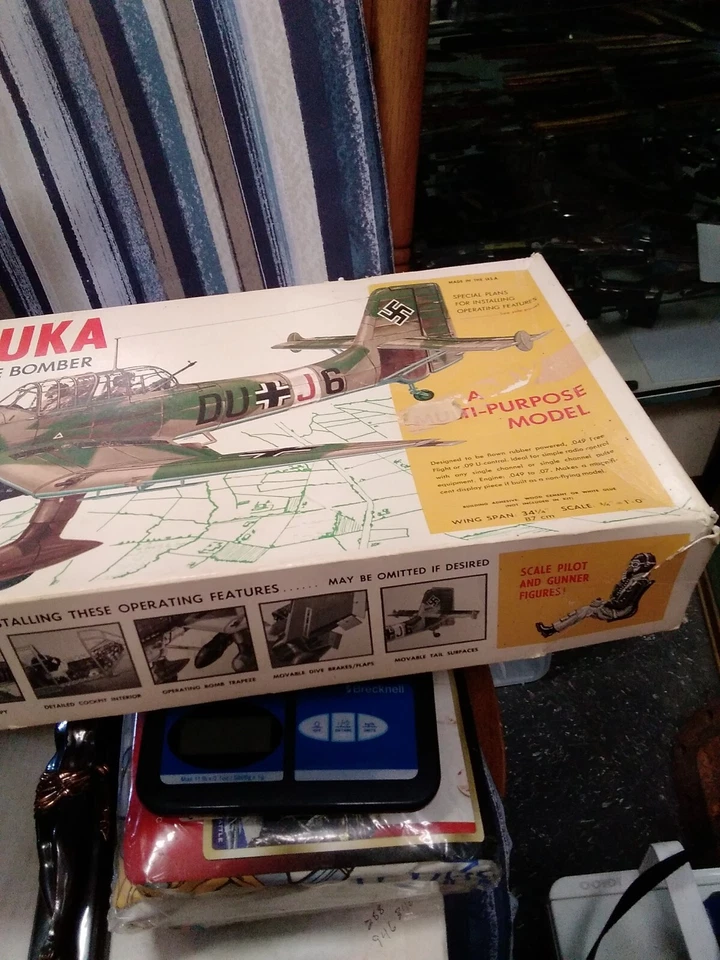 Guillow GUI1002 Ju 87B Stuka Giant scale balsa model kit - Image 4 of 4