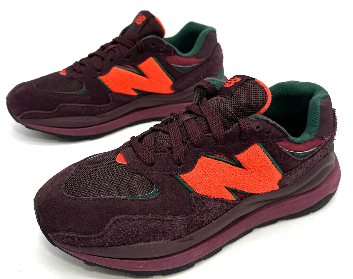 New Balance 5740 M5740WA1 Burgundy Red Green – Men’s Size 10 – Brand New New Balance 57/40 Henna Neo Flame for Sale | Authenticity  main image 2